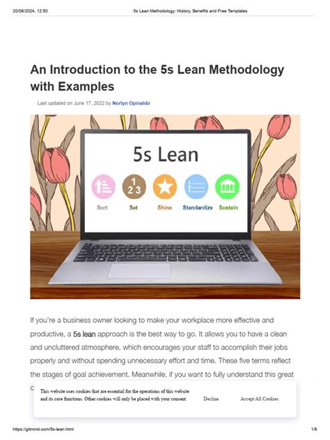 5S Lean Methodology History Benefits And Free Templates