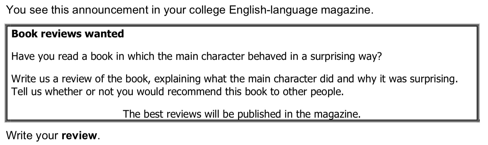 C Mo Escribir Un Art Culo Para Fce Writing Pdf Kse Academy