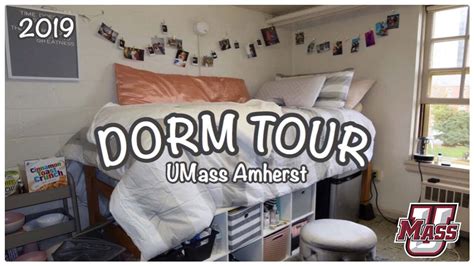 College Dorm Tour Freshman Year Umass Amherst 2019 Youtube