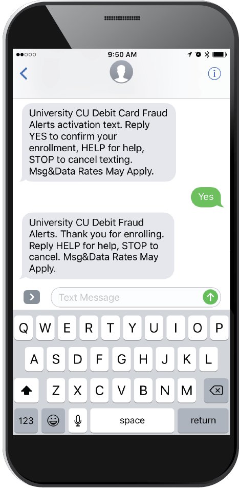 Debit Card Fraud Text Alerts