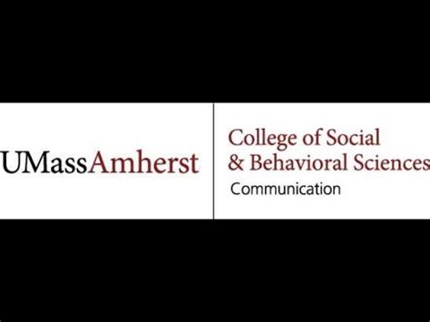 Department Of Communication Umass Amherst Phd Program Info Session 2021