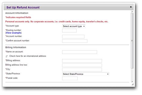 Erefund Account Setup Information Technology Community College Of