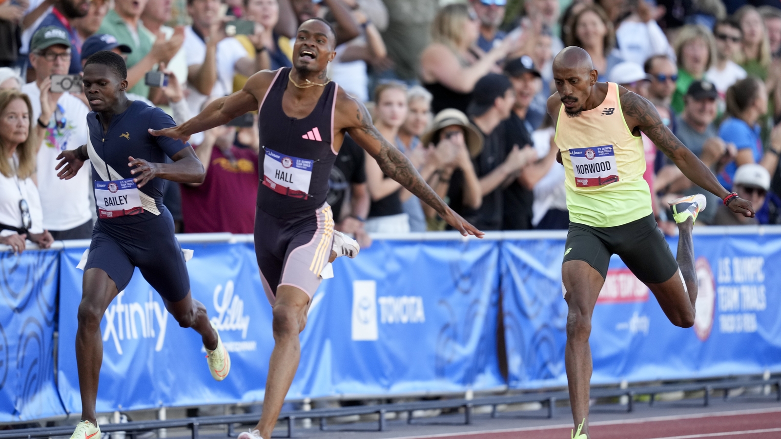 Former Cos Sprinter Quincy Hall Headed To 2024 Paris Olympics Abc30