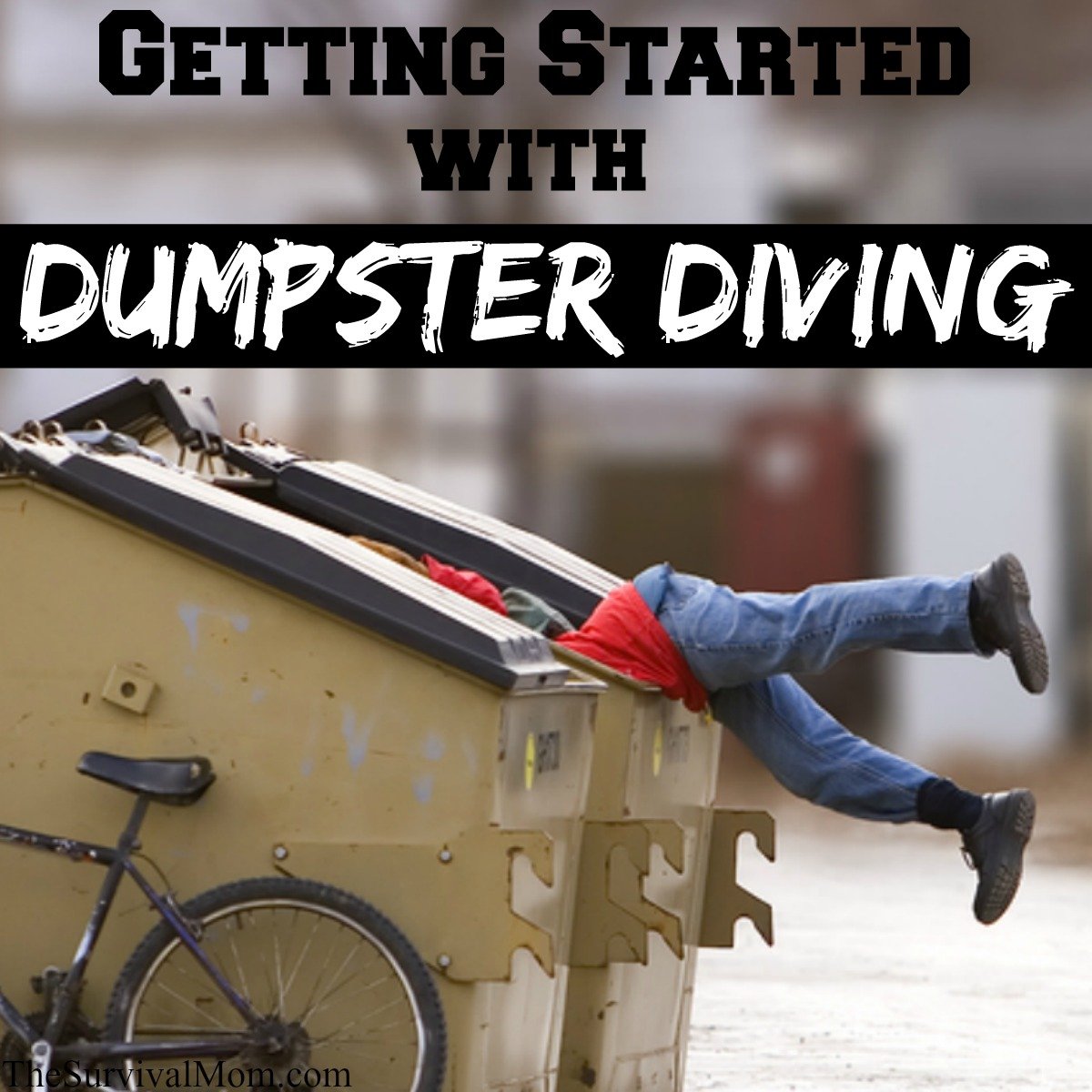 Getting Started Dumpster Diving The Survival Mom