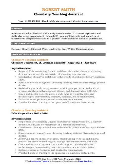 How To Become A University Of Massachusetts Chemistry Teaching Assistant In 3 Months 2025