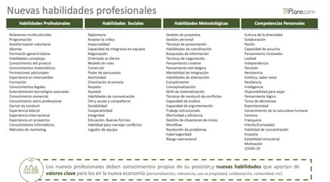 Las Nuevas Habilidades Profesionales Trplane Com