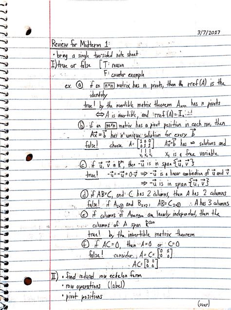 Math 235 Chapter 1 1 Section 1 1 Notes Oneclass