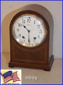 Restored Seth Thomas Amherst 1921 Fine Antique Cabinet Clock In