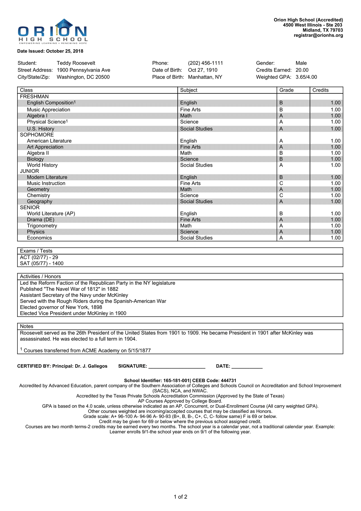 Sample Transcripts Transcript Maker