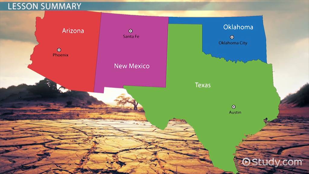 Southwest Region Of The Us Facts Lesson For Kids Video Lesson