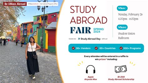 Spring 2024 Study Abroad Fair International Programs Office Umass