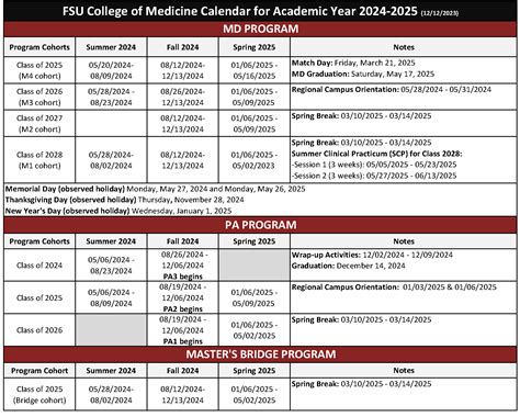 Spring 2025 Academic Calendar Fsu Sula Maddie