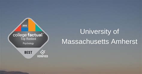 Top 100 Psychology Programs In U S Ranking Includes Umass Amherst