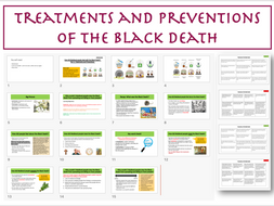 Treatments Preventions Of The Black Death Teaching Resources