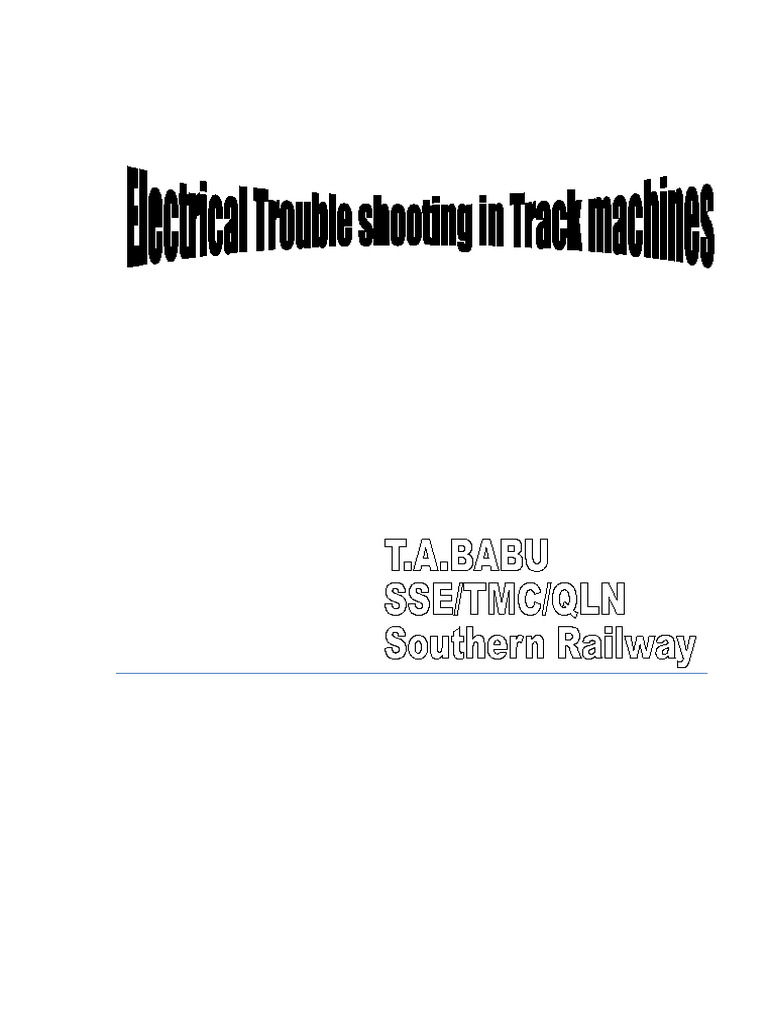 Troubleshooting Electronic Circuits