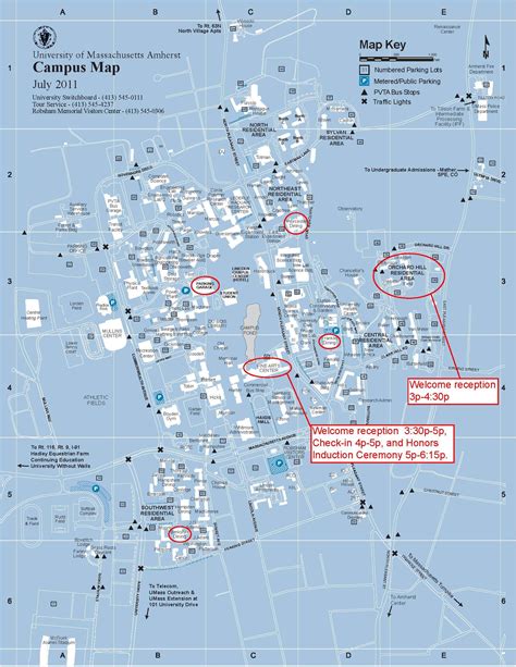 Umass Amherst Campus Map Map Of The United States