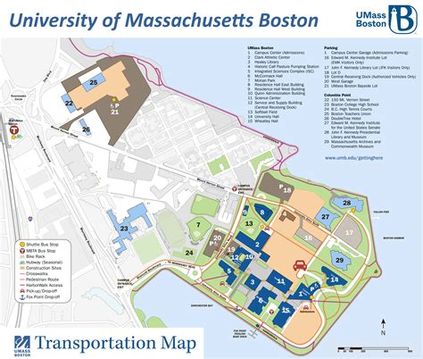 Umass Boston Campus Map Metro Map