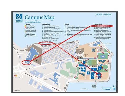 Umass Boston Map Elamp