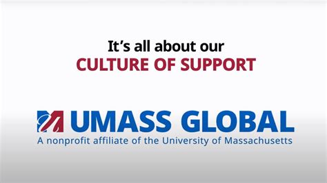 Umass Global S Culture Of Support What It Means For Students Youtube