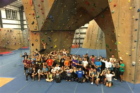 Umass Grad Student Postdoc Climbing Day Central Rock Gym Hadley