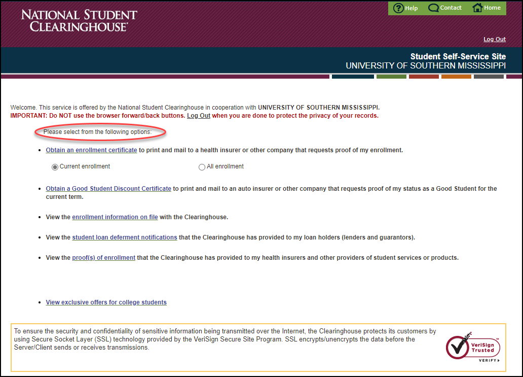 Verifications Registrar S Office