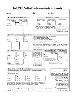 What Is The Bs Cs Tracking Process At Umass In 2025 Online?