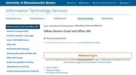 Why Do I Need To Use Webmail Umb Edu For Official University Emails?