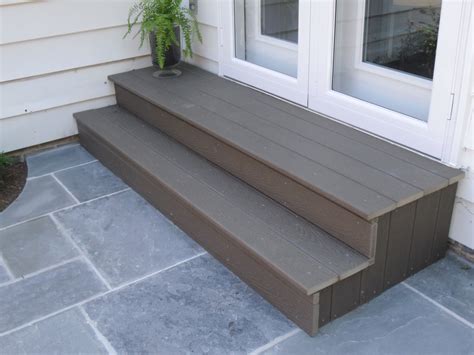 Wood And Concrete Patio Steps For Your Outdoor Space