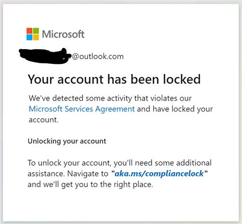 Your Account Has Been Locked Need Help Microsoft Community